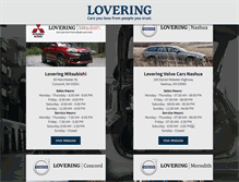 Tablet Screenshot of loveringautogroup.com